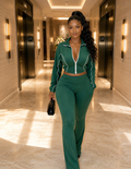 SPORT LUXE ZIP-UP LOUNGE SSET