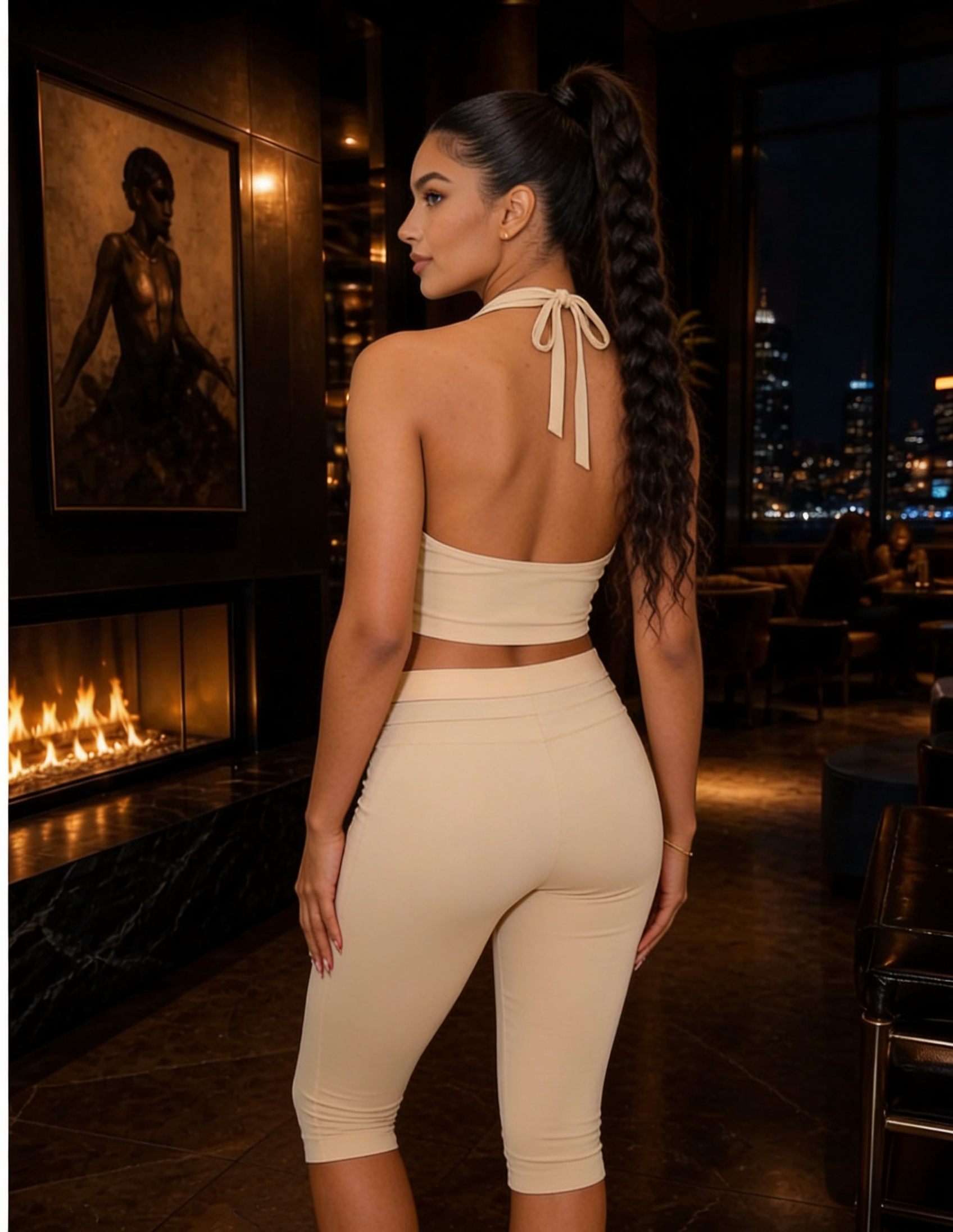 NUDE MUSE WRAP CAPRI SET