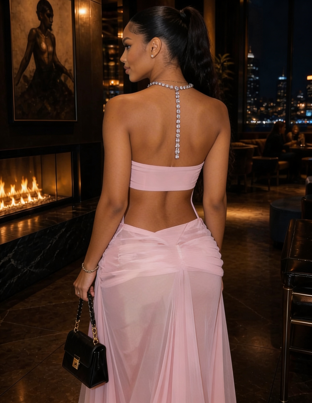 ISLAND MUSE MAXI DRESS (PINK)