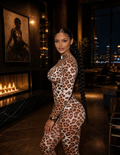 FIERCE AFFAIR LEOPARD CATSUIT